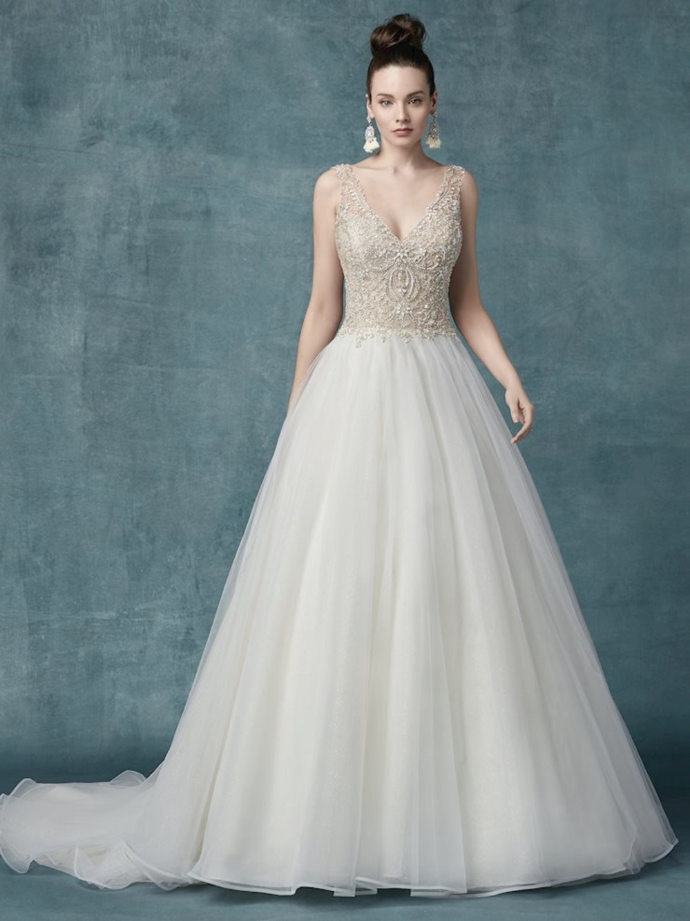 Maggie Sottero Wedding Gown Size 12 Sophronia Marie - Picture 9 of 10